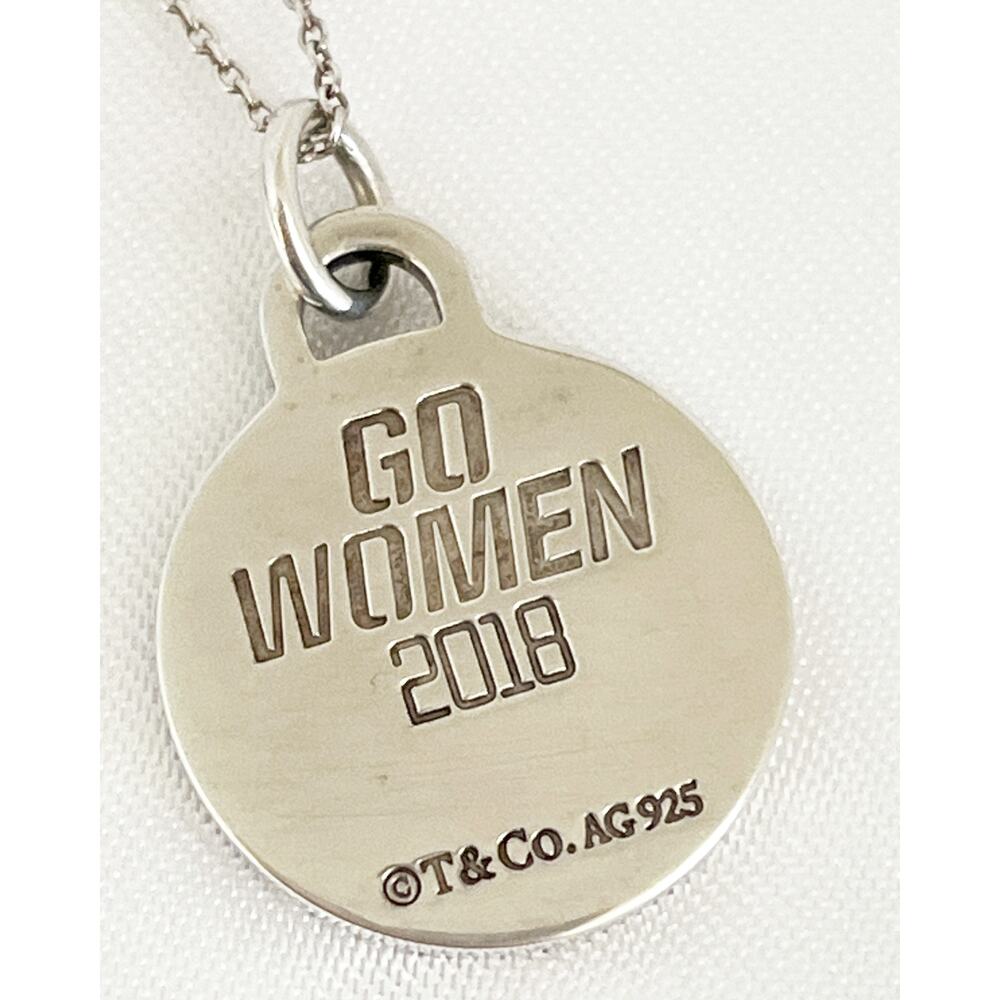 TIFFANY & Co Necklace Pendant 925 Floral Go Women 2018 Limited Edition Stamped